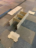 Grind box, skate ledge, puzzle block. skateboarding ramps for skateboarding